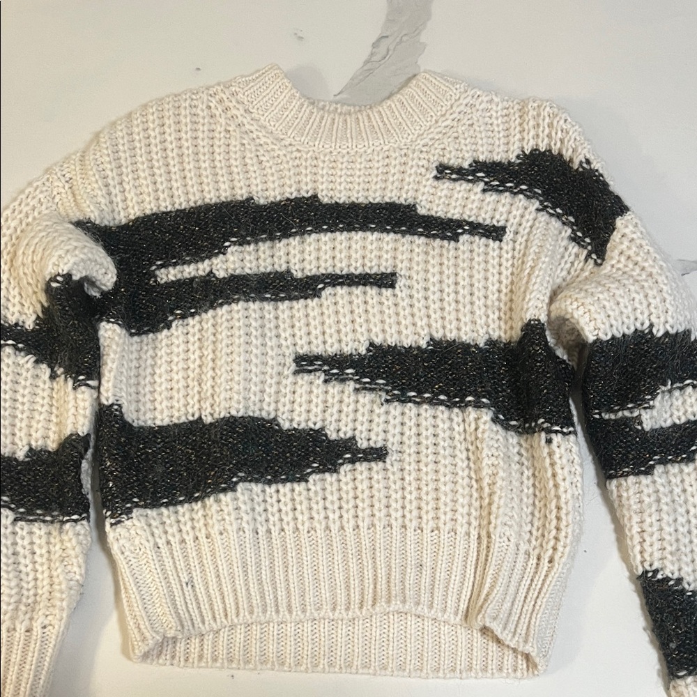 Ba&sh Cacilie Two-tone Sweater